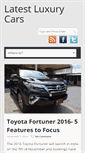 Mobile Screenshot of latestluxurycars.com